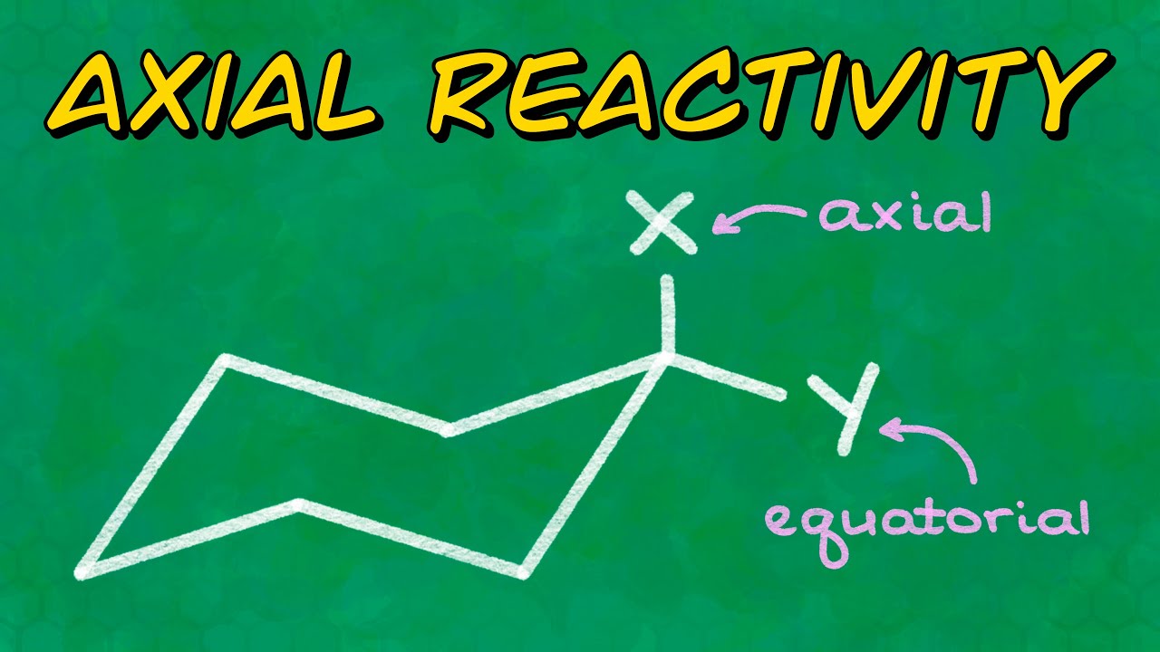 Why Axial Position is MORE Reactive in SN2 and E2 Reactions