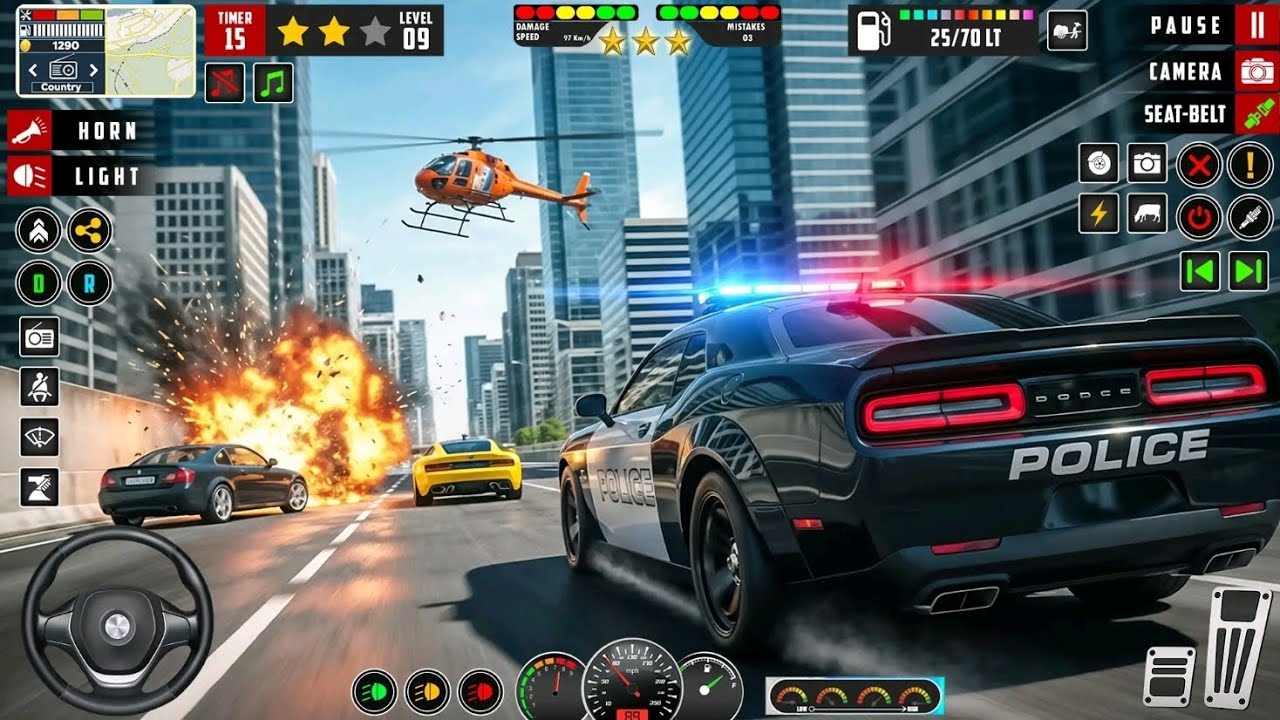 City Police Chase Simulator-A nonstop action-packed 3D driving simulator