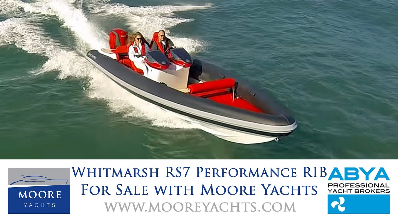 2015 Whitmarsh RS7 Performance RIB now sold by Moore Yachts Ltd