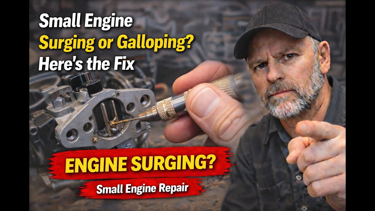 Small Engine Surging or Galloping? Here’s the Fix! The Drill Set