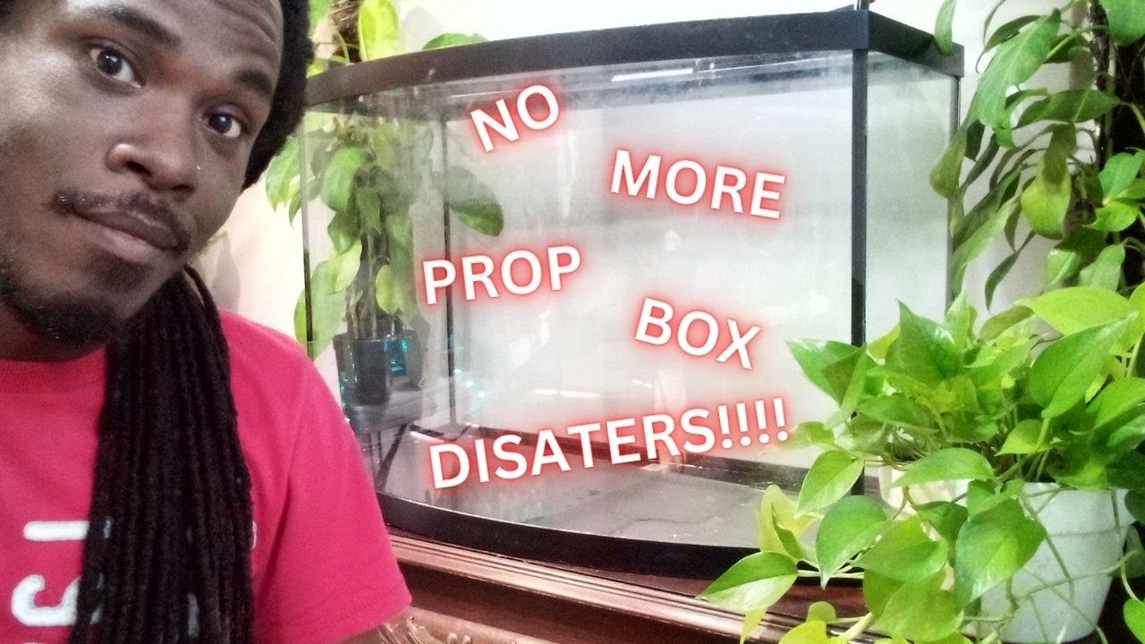 Turning A Fish Tank Into A Terrarium - NO MORE PROP BOXES!!!