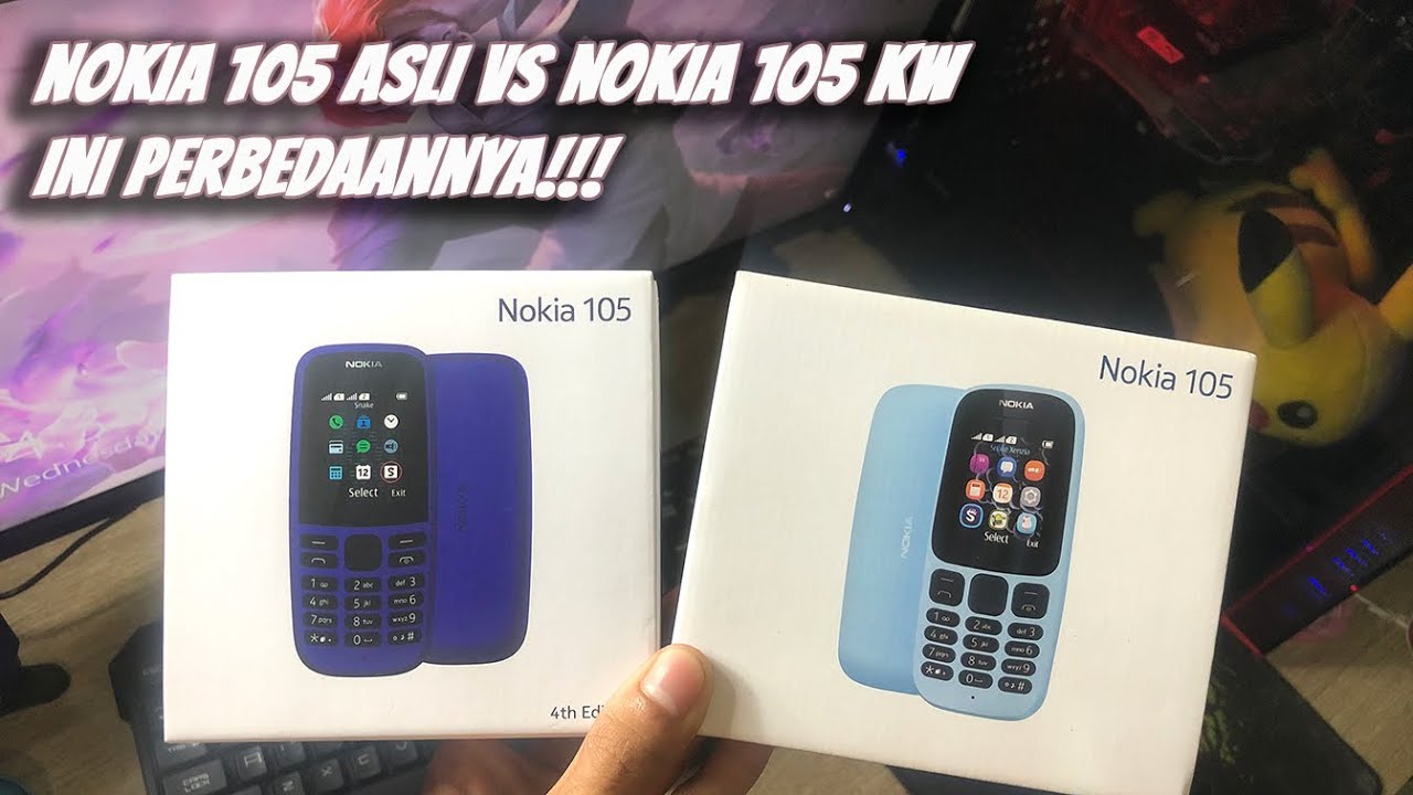 Perbedaan Nokia 105 ASLI Dan Nokia 105 KW Jangan Salah Beli