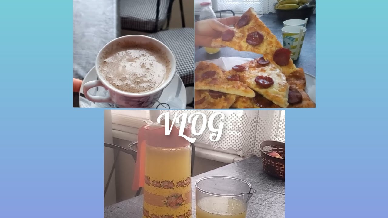 EVDE KOLAY PİZZA 🍕VE LİMONATA🍋  YAPIMI/VLOG