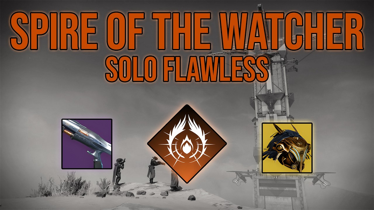 Solo Flawless Spire of The Watcher on Solar Warlock | Destiny 2 Renegades