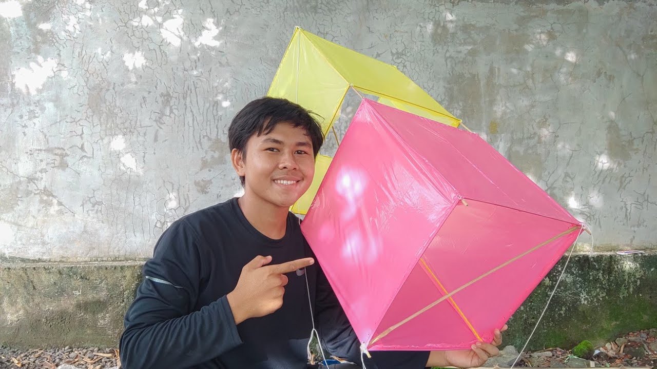 Tutorial Membuat Layangan Kotak ( KUBUS ) SIMPEL MUDAH MENGUDARA