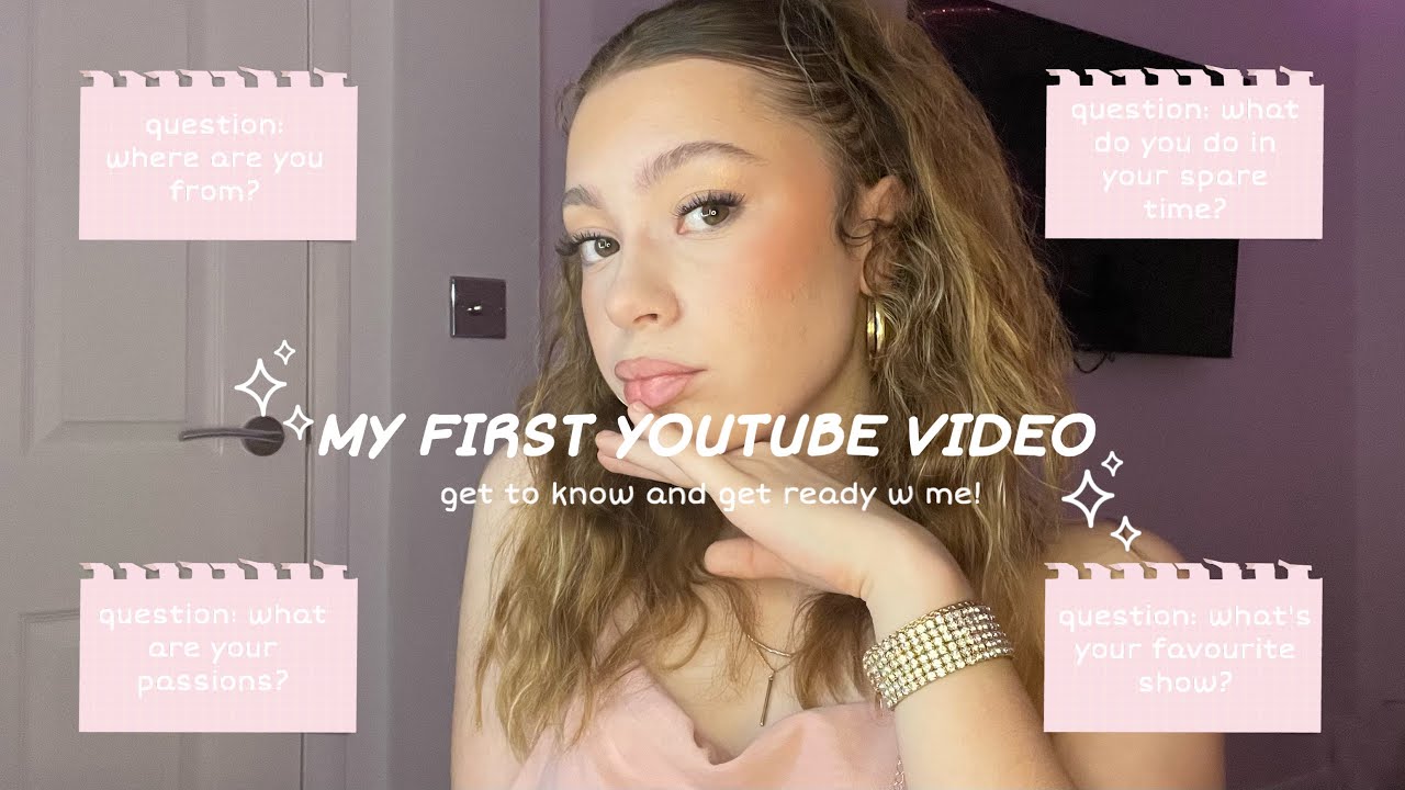 grwm + introducing myself | first video