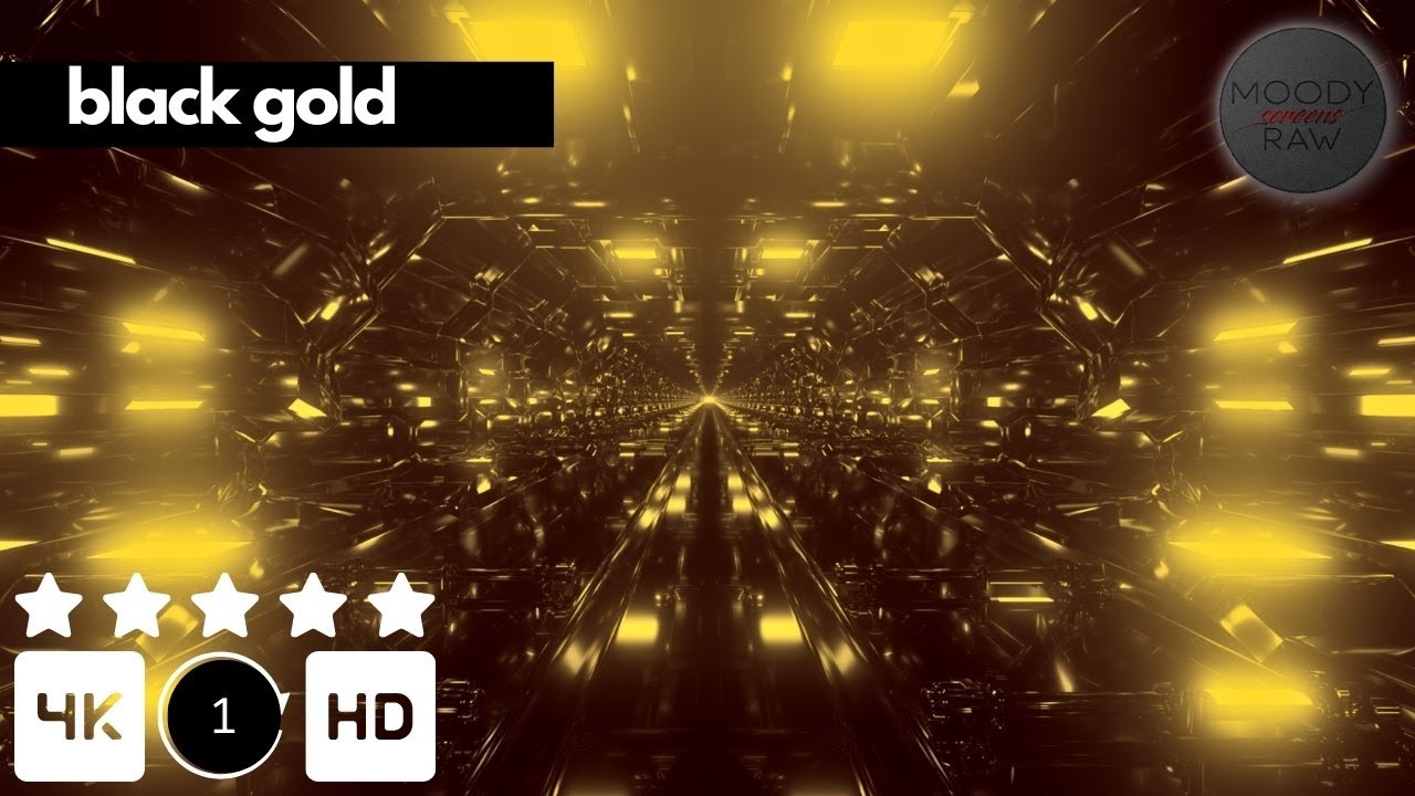 Black & Gold Luxury 4K Visual Loop (Silent) | Premium Ambient Background | Seamless Loop