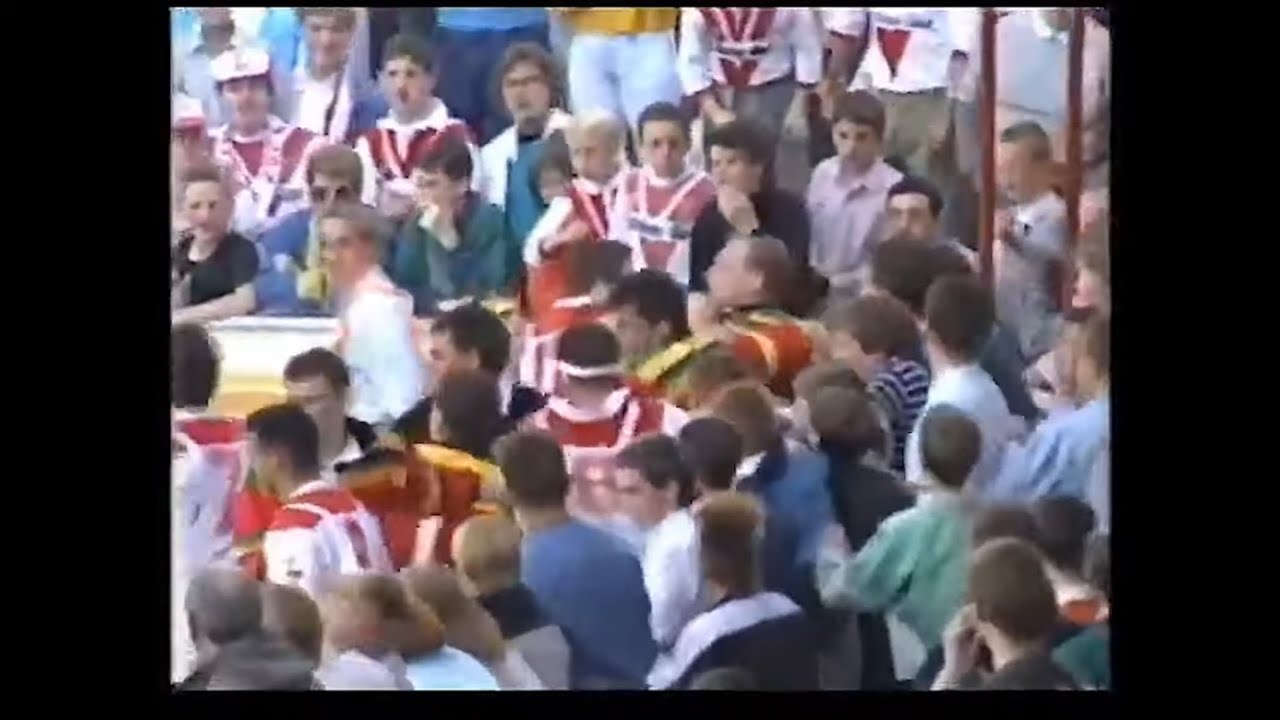 St Helens vs Runcorn Highfield - Lancashire Cup - 1989/90