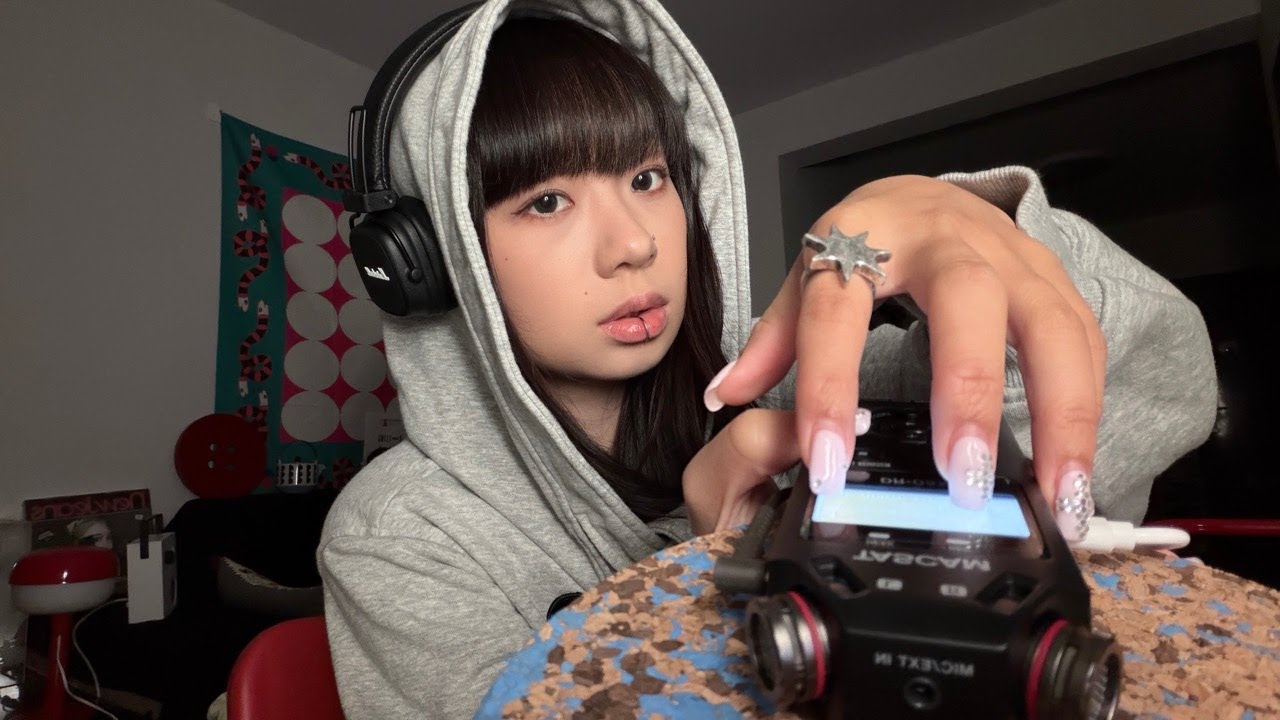 ASMR TASCAM | FAST AND AGGRESSIVE TRIGGER 100% TINGLES