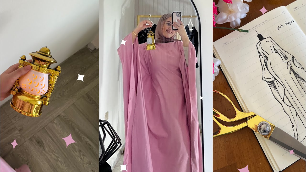 How to sew the butterfly abaya 💕خيطت العباية الترندي 🪡✨#youtube #اكسبلور