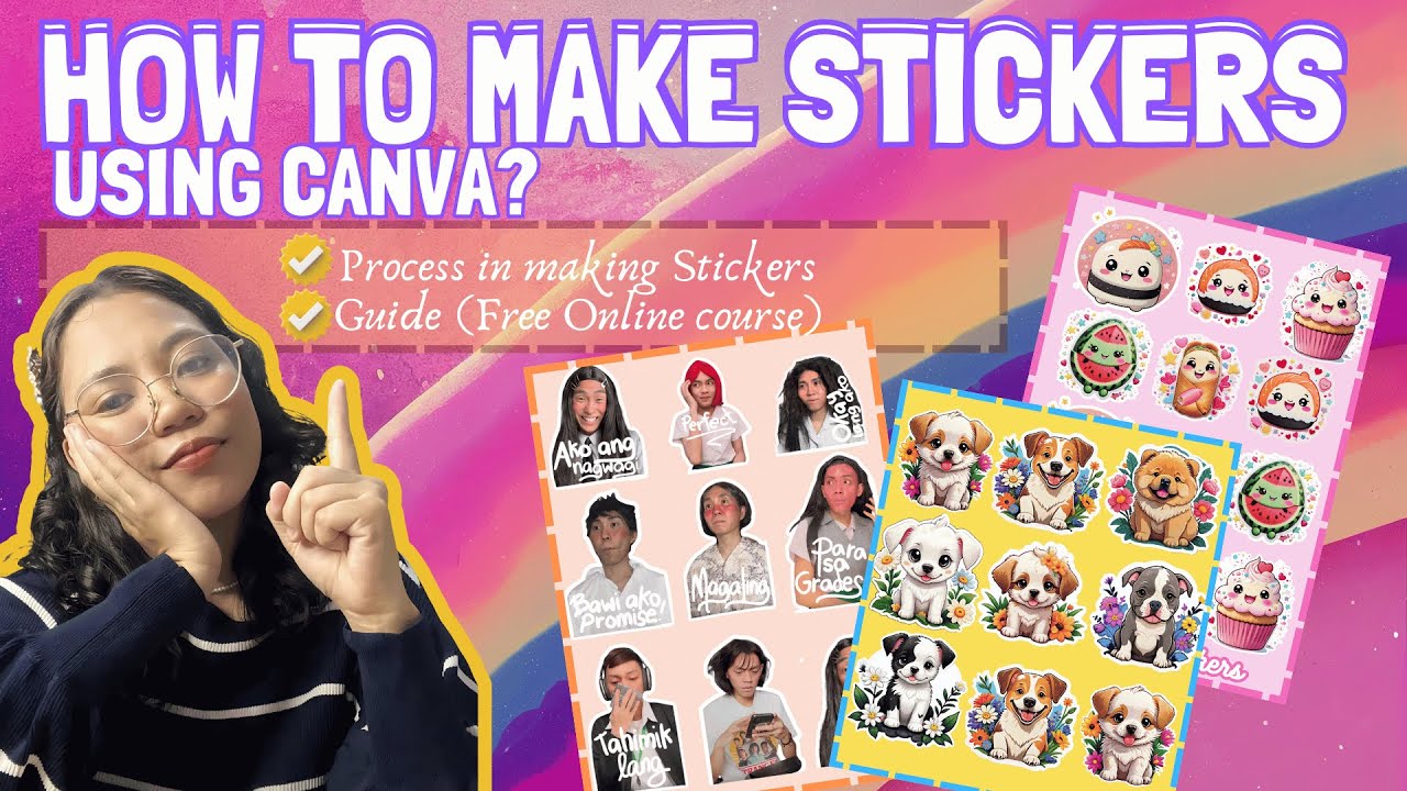 How to make Stickers in CANVA 2025 | Step by Step Tutorial for Beginners #stickers #DigitalProducts