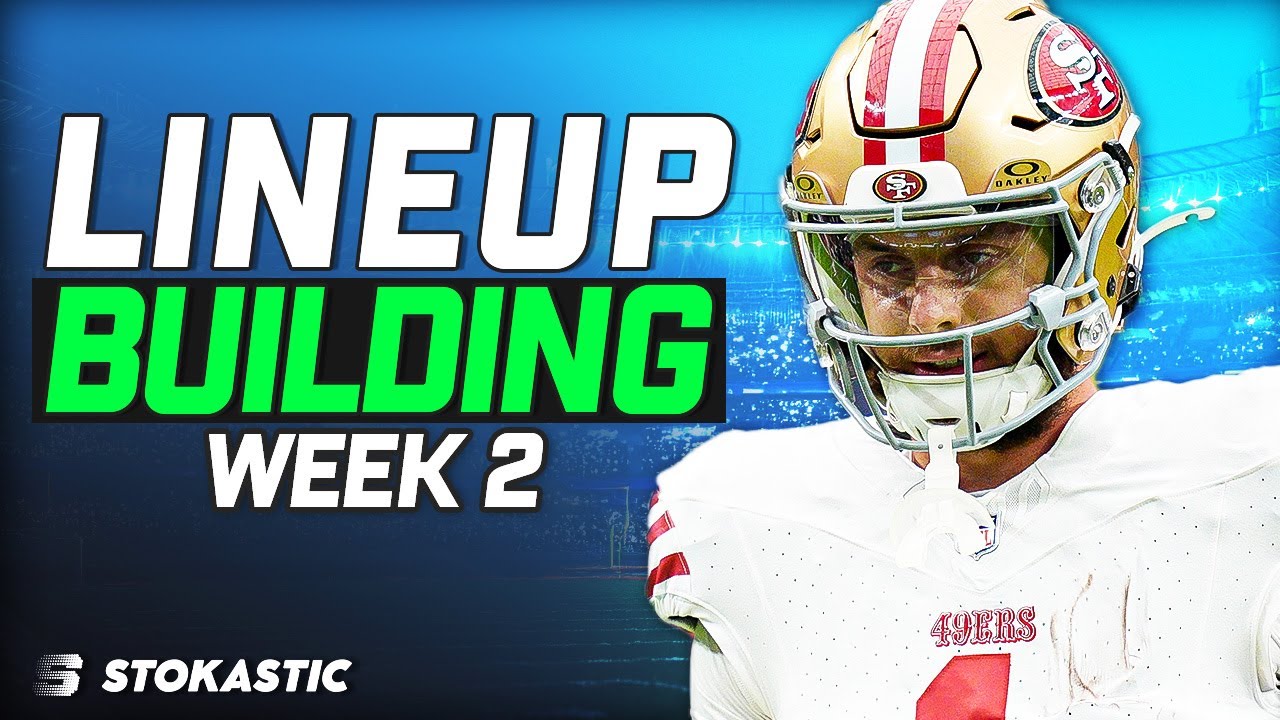 Week 2 NFL DFS: Single Lineup Sim Building | NFL DFS Strategy