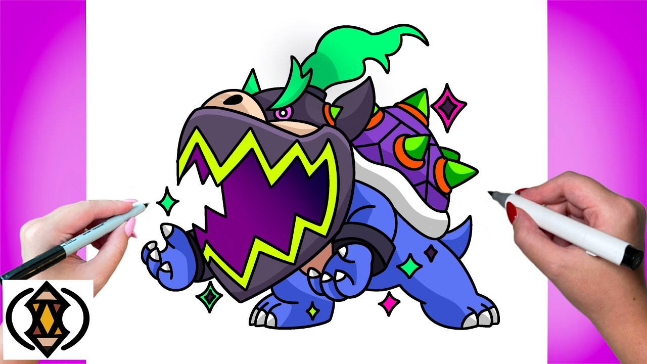 How To Draw Wonder Bowser | Mario Wonder