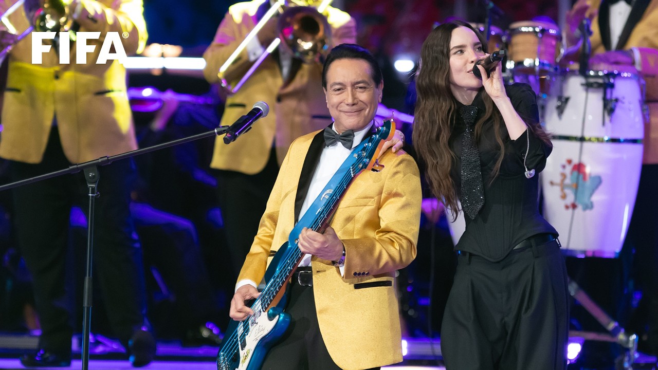 Los &Aacute;ngeles Azules & Belinda perform Por Ella at the Opening Ceremony of FIFA World Cup 2026