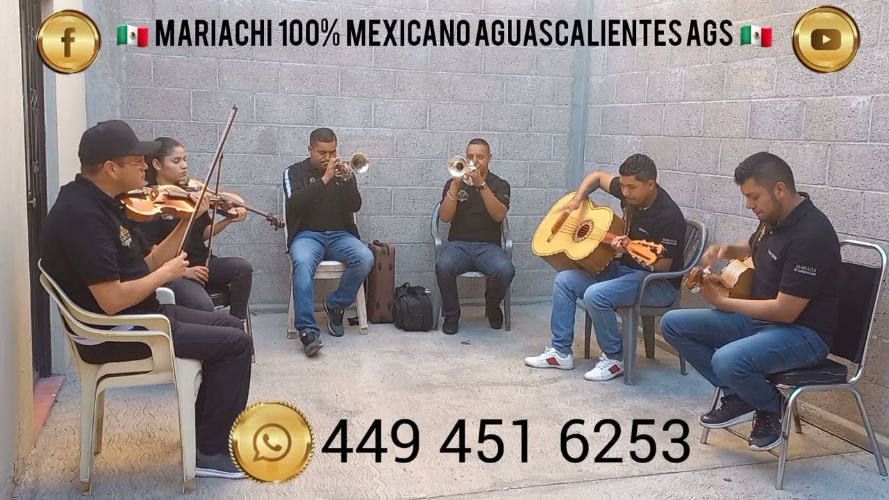 ( sentimental )MARIACHI 100% MEXICANO AGUASCALIENTES AGS 🇲🇽 449 451 6253