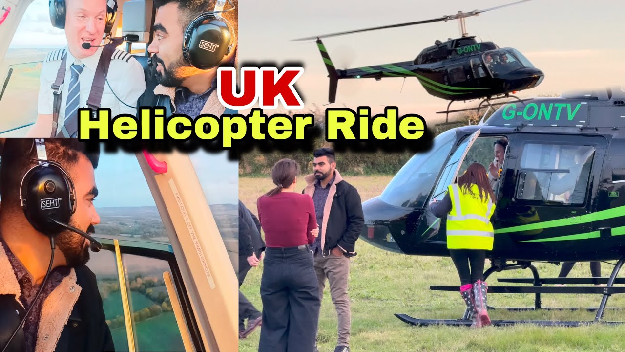 Helicopter Ride over Oxford England | First Time Helicopter ride in UK | Wonder days UK