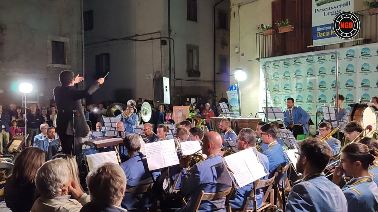 Nessun Dorma Banda di Gioia del Colle 12/8/24 Pescasseroli Concerto per Franco Farias