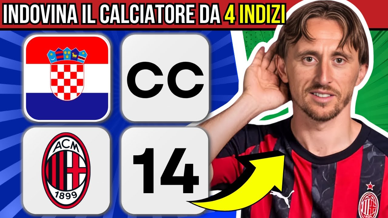 Indovina il Calciatore da 4 INDIZI! - Quanto Conosci il Calcio? | Calcio Quiz