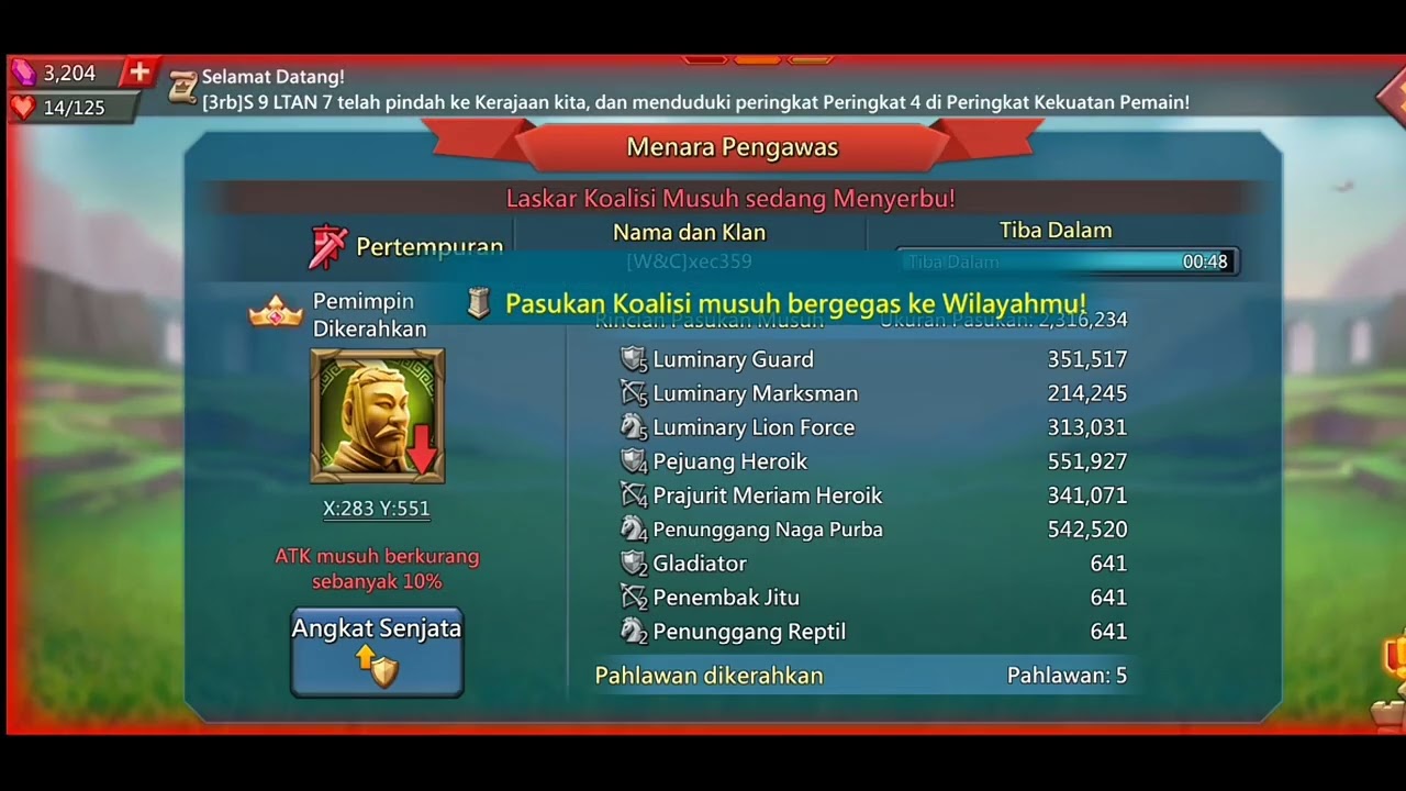 Funny moments di event relokator prank maharaja pake akun rally trap might 500m !!! - LORDS MOBILE