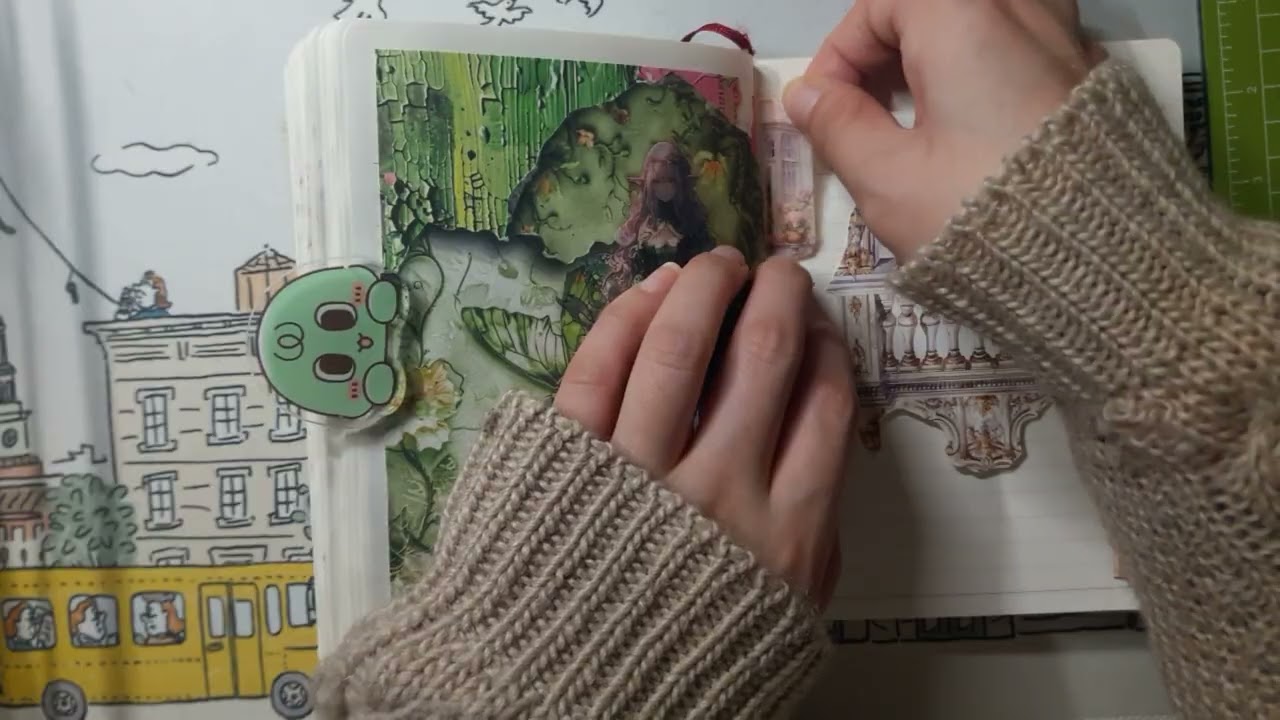 [with umiearth] 딱 한 줄의 속박 │ #scrapbooking #コラージュ #느리게다꾸 #다꾸