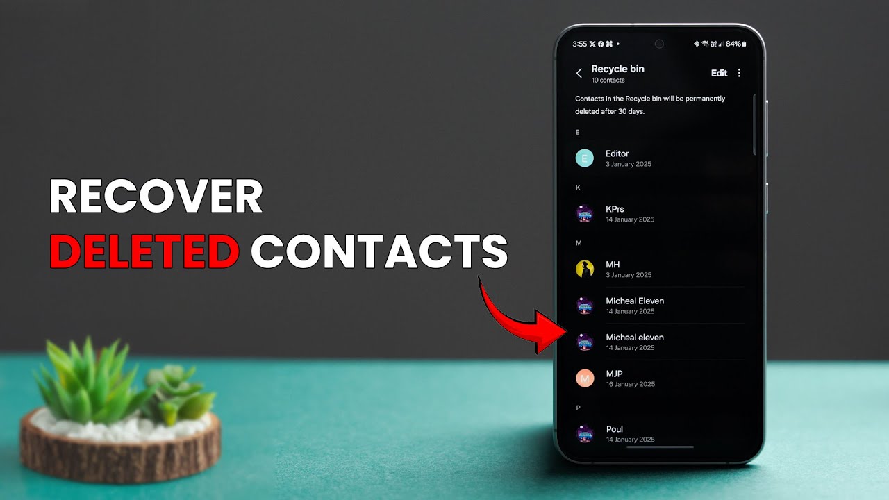 Как восстановить удаленные контакты на Android?