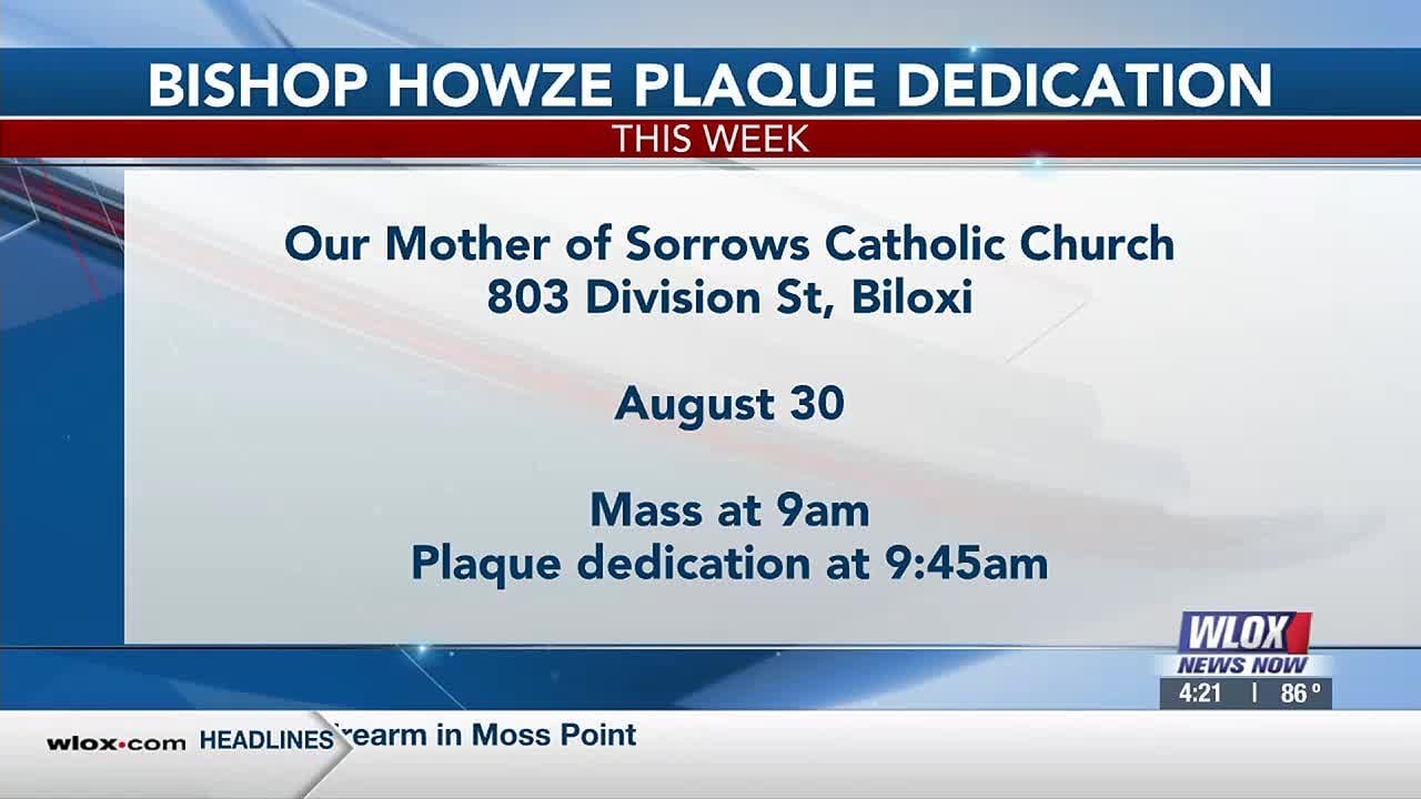 Catholic Archdiocese of Biloxi honoring America's first black Catholic bishop with plaque dedicat...