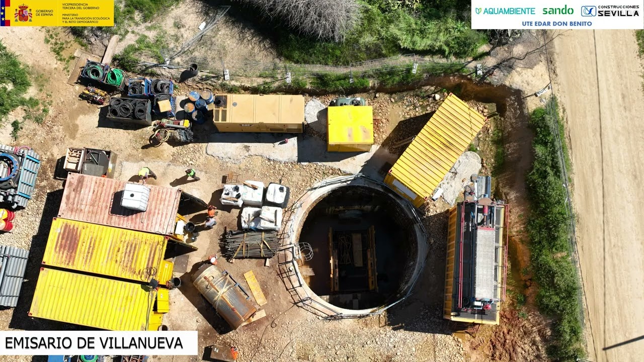Obras saneamiento y depuracion Don Benito Villanueva de la Serena