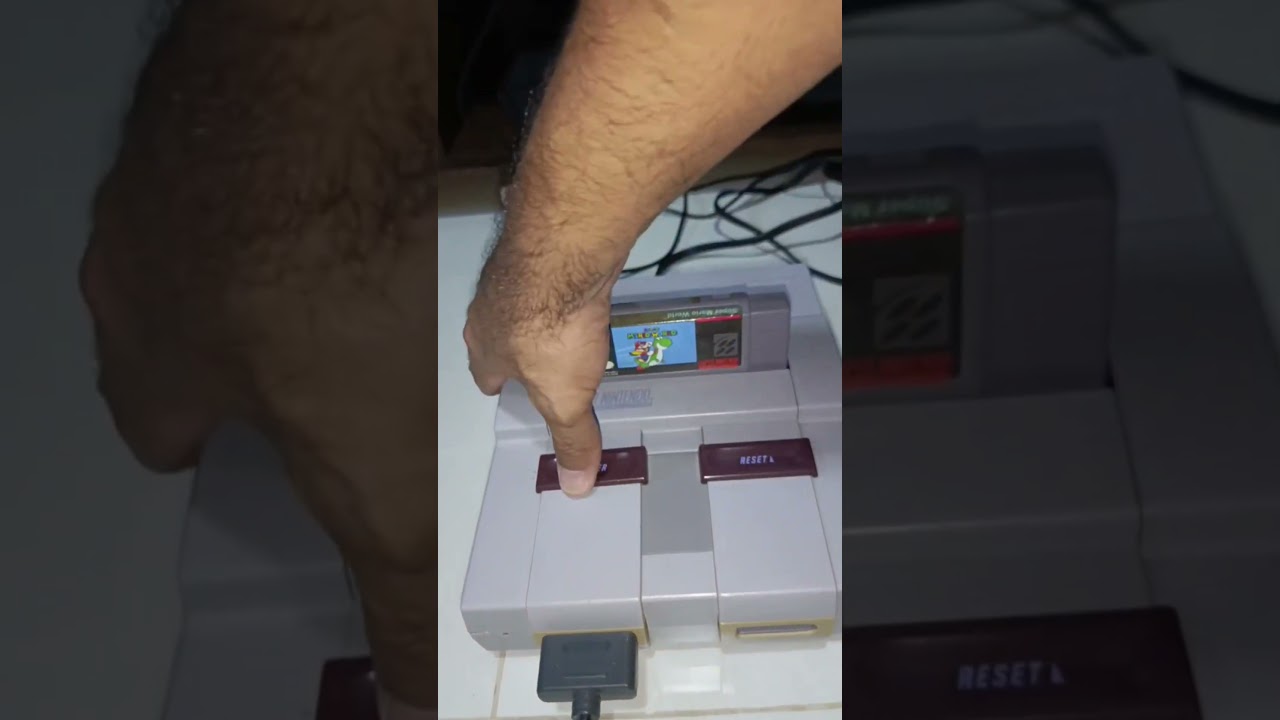 Super Nintendo e Super Mario World! 