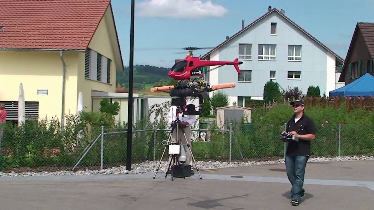 RC Aircrane with HD Helicam & HeliCommand prof.
