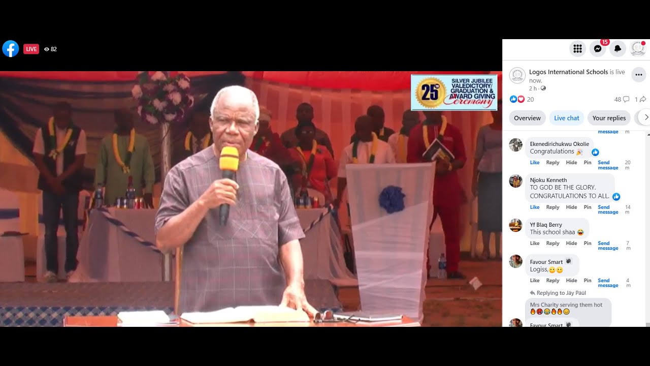 GS Ministration at the LOGISS 25TH VALEDICTORY AND AWARD GIVING DAY