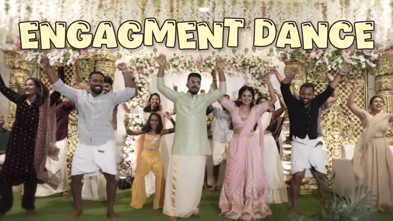 Engagement എല്ലാവരുംകൂടി അടിച്ചുപൊളിച്ചു 🪷💃🕺|krishna sadhanandhan|#danceperformance 