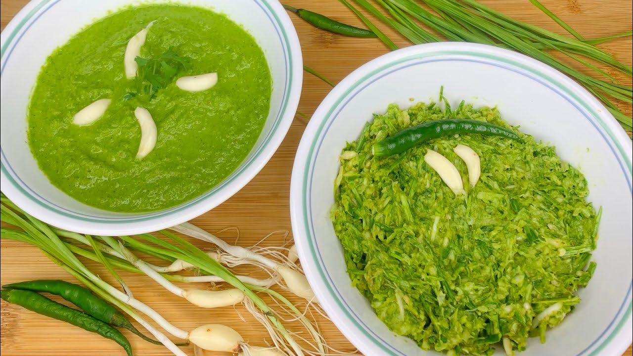 Green Garlic Chutney | Green Garlic Chutney Recipe | Hare Lahsun Ki Chatni