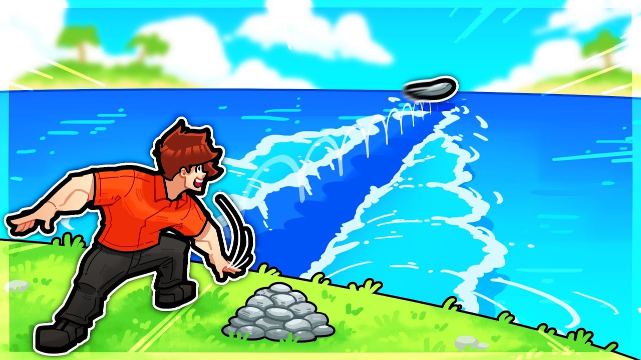 I beat rock skipping