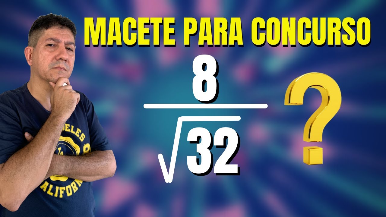 DICA MATADORA DE RACIONALIZAÇÃO PARA CONCURSOS | Prof Robson Liers | Mathematicamente