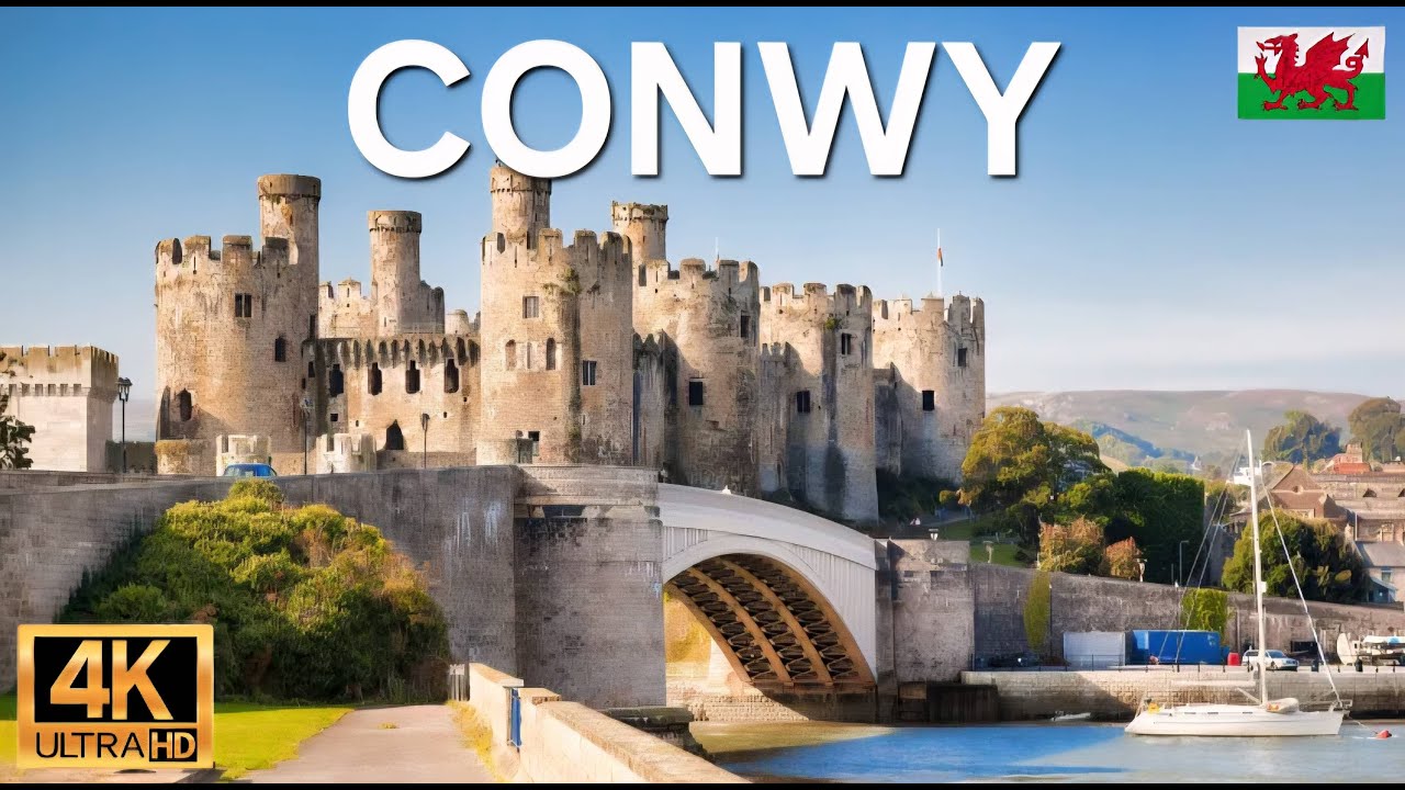 Exploring Conwy Castle: A Stunning 4K Walking Tour