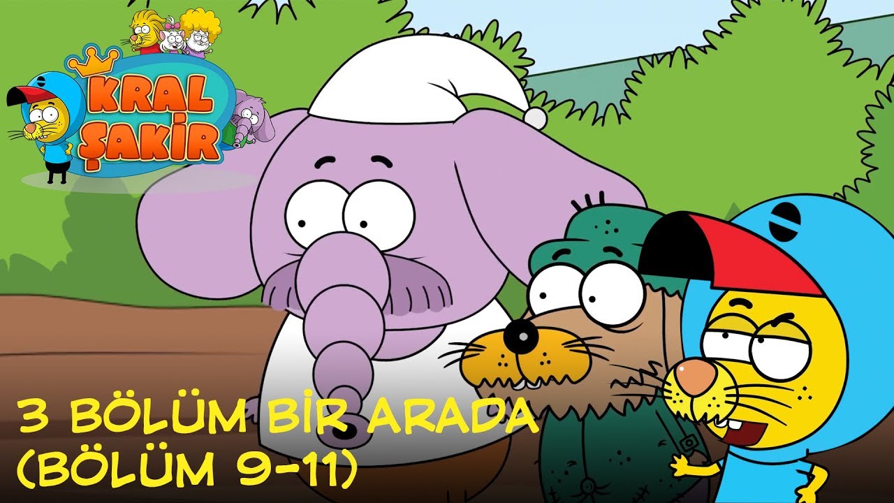 KRAL ŞAKİR: 3 Bölüm Bir Arada | Çizgi Film