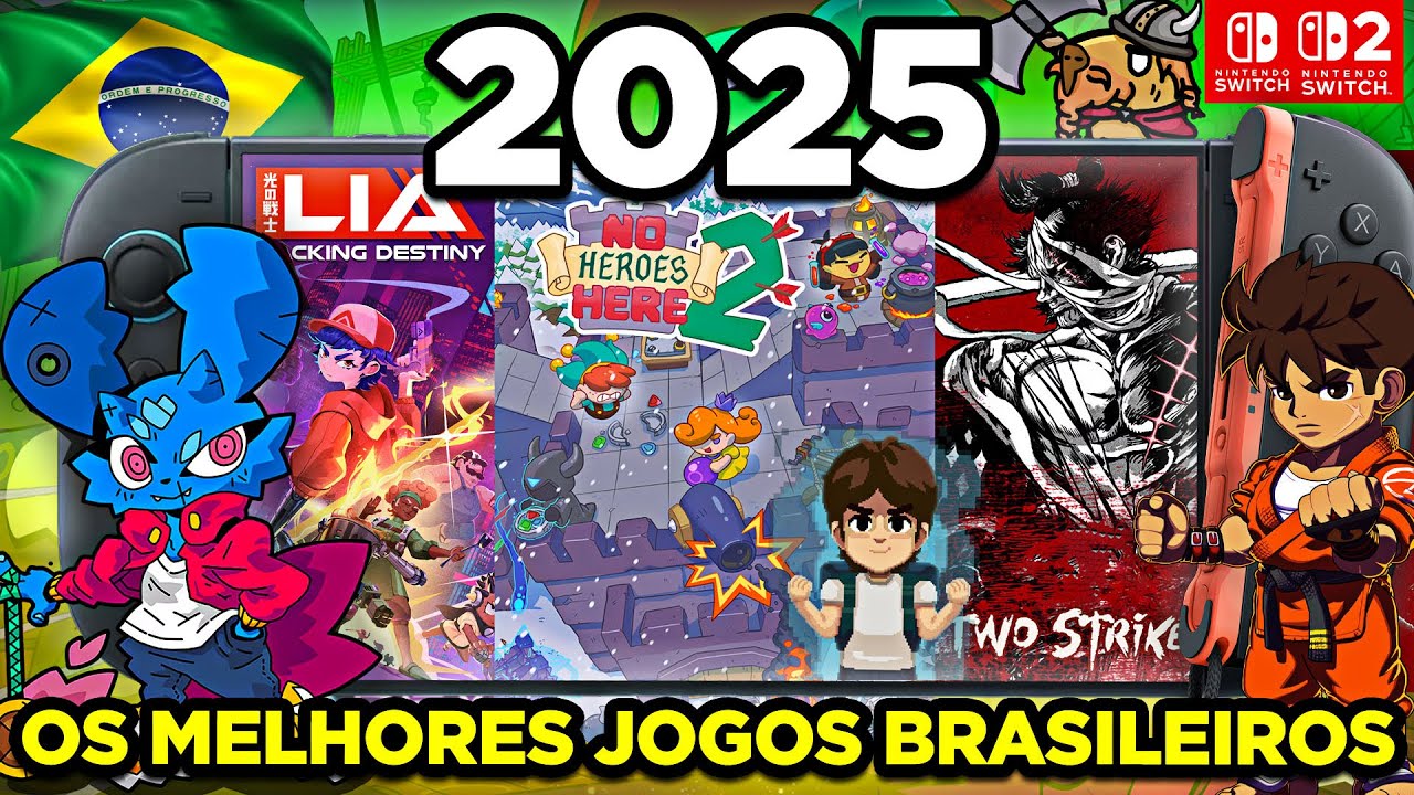 GUIA DEFINITIVO: Os 8 MELHORES Jogos Brasileiros de 2025 no Nintendo Switch