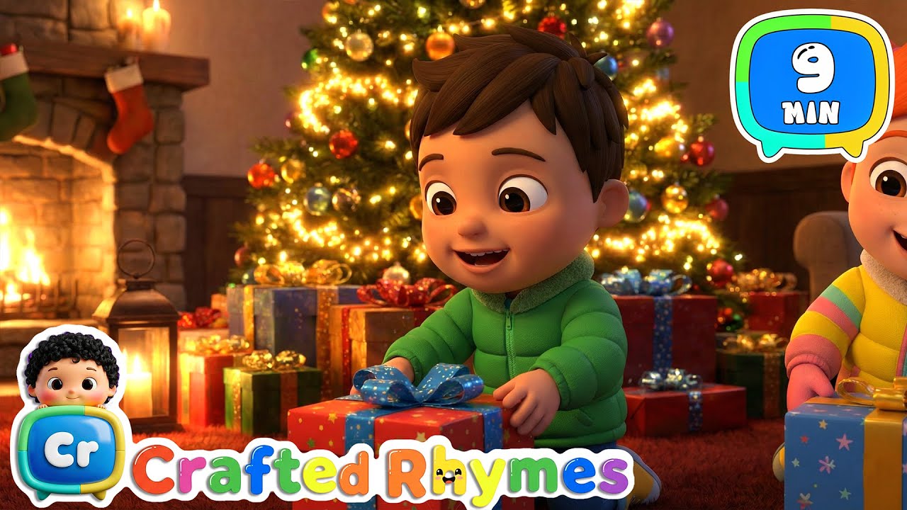 Best Christmas Song For Kids !🎄✨  | Crafted Rhymes & Kids Songs #nurseryrhymes #christmas #kidsvideo