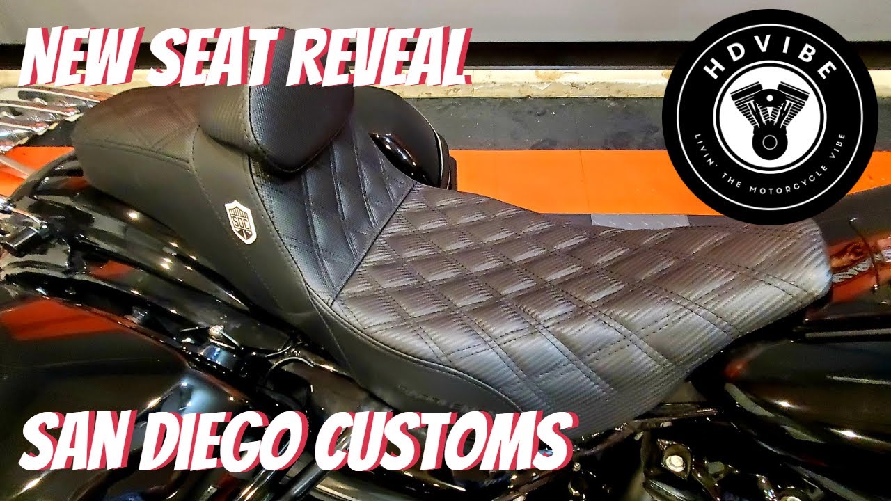 San Diego Customs Pro Series Harley Touring Seat by Saddlemen.
