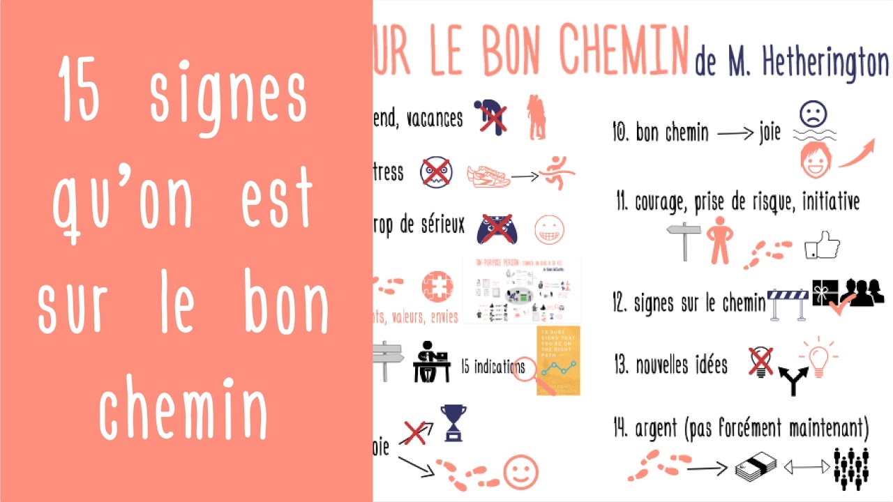 Trouver sa voie : 15 signes que vous êtes sur le bon chemin de M. Hetherington