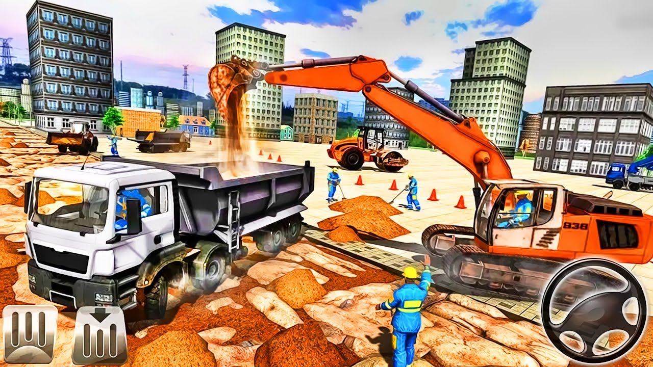 Road Bricks Builder Construction Simulator 2018 - Android GamePlay