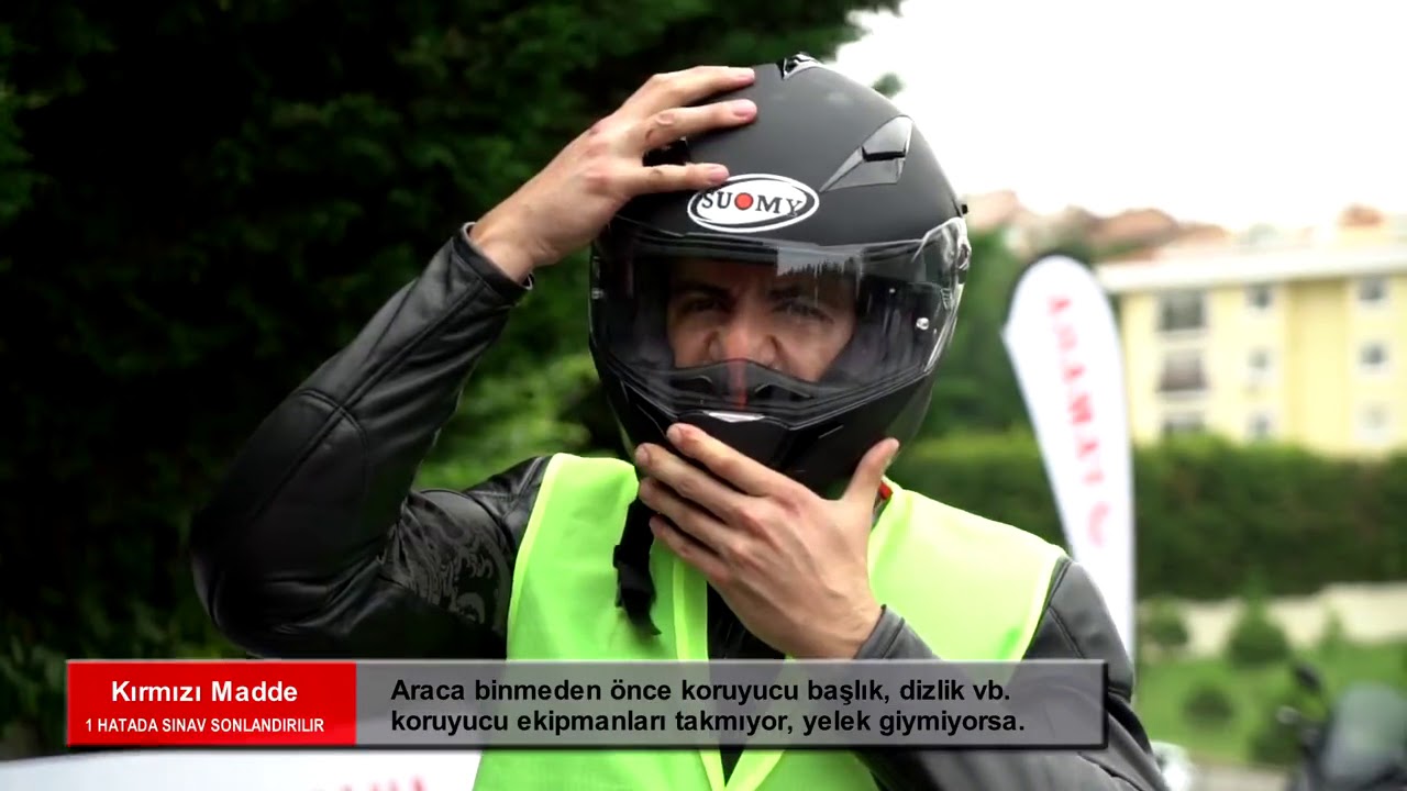 Motosiklet Eğitimi ve Sınavı(Motosiklet Direksiyon Sınavı Dikkat Edilmesi Gerekenler)