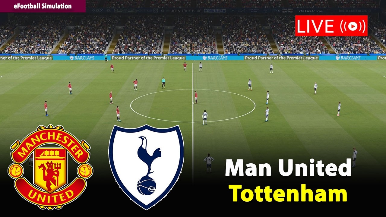 🔴Live- Man United vs Tottenham | England Premier League 25/26 Match | PES21 Game Simulation