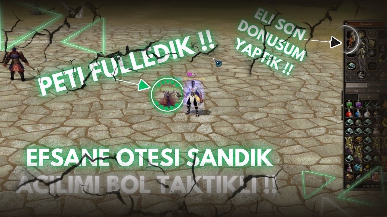 ESKİ SALTANAT TİPİ SERVER CreeDMt2 PETİ FULLEDİK / BOL D&Ouml;N&Uuml;Ş&Uuml;M SANDIK A&Ccedil;ILIMI TAKTİKLER !!