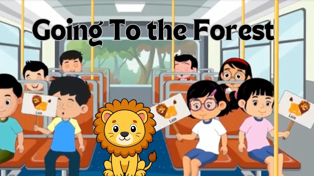 Going To the Forest | Wild Animals for Kids & Nursery Rhymes by Melly Kids Tv