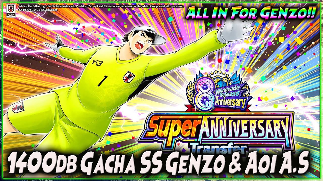 1400 GACHA ALL IN SUPERSTAR GENZO EVO II & CARI AOI MITOS 🔥 CAPTAIN TSUBASA DREAM TEAM