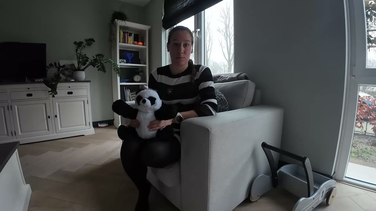 Verzwaringsknuffel Panda zowel voor overprikkeld als prikkelzoekend voor rust #prikkels