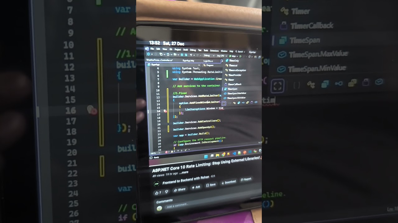 Master API Rate Limiting & Throttling in .NET 10! 🚀 Optimize your app performance now. 