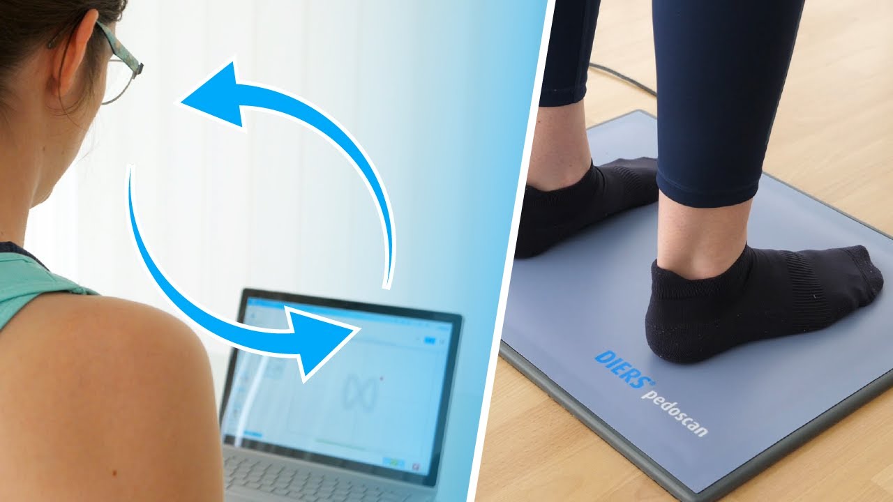 DIERS pedofeedback  |  Biofeedback-Training mit der Fußdruckmessplatte DIERS pedoscan