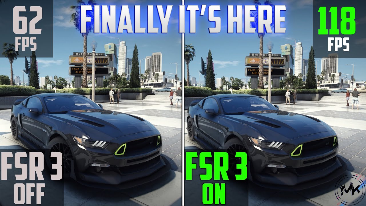 GTA 5 FPS BOOSTER! How to install FSR 3 Mod in GTA 5 & Boost your FPS from 60 to 120FPS+